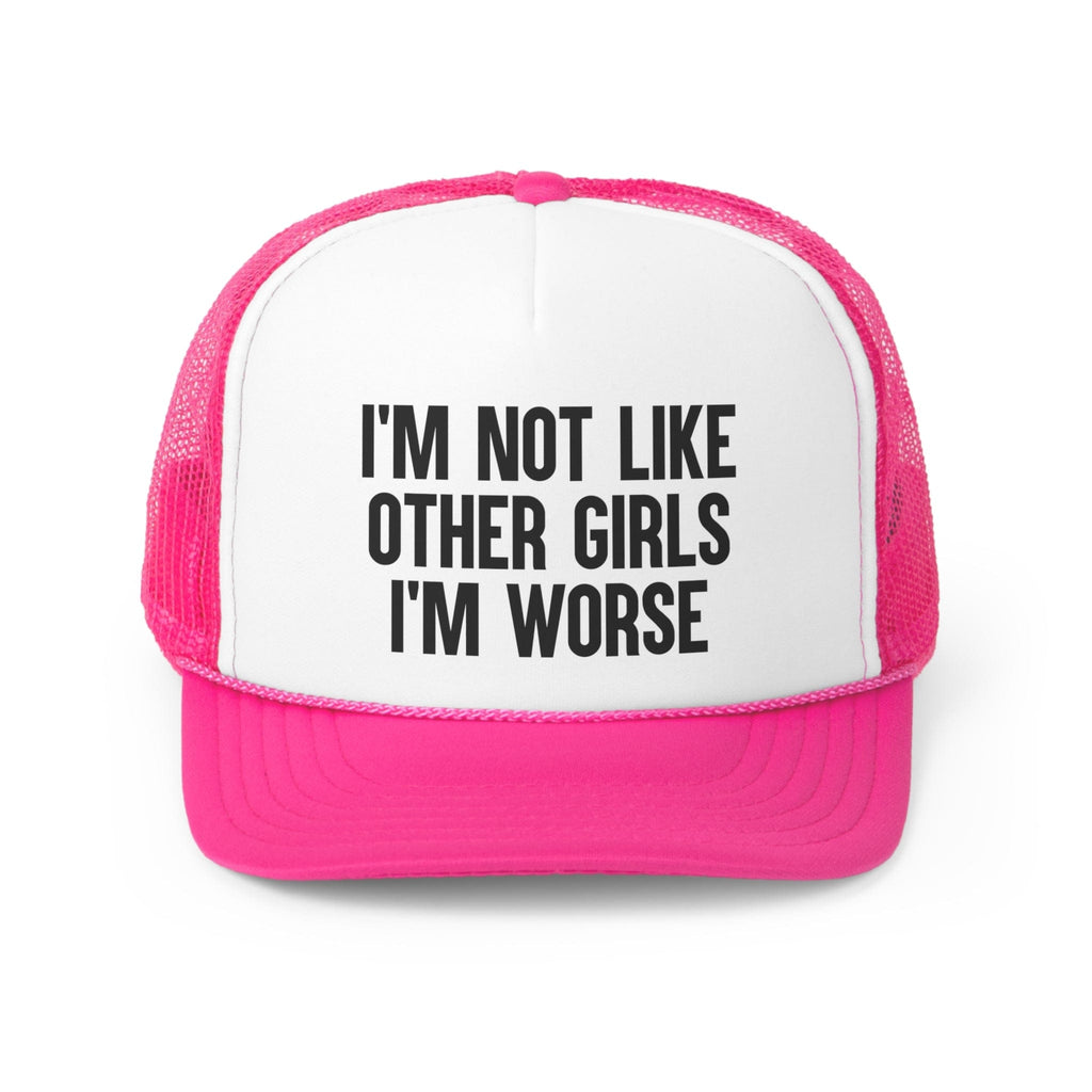 Shake That Bass Trucker Hat – Peachy Sunday