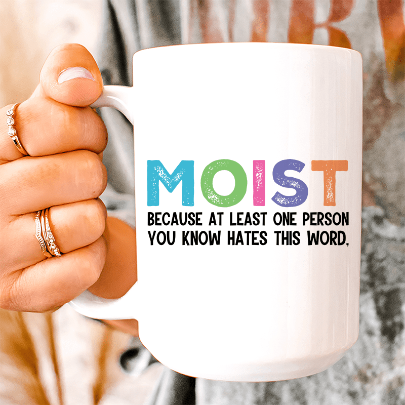 Moist Ceramic Mug 15 Oz Peachy Sunday 8136