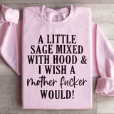 A Little Sage Mixed With Hood Sweatshirt Light Pink / S Peachy Sunday T-Shirt