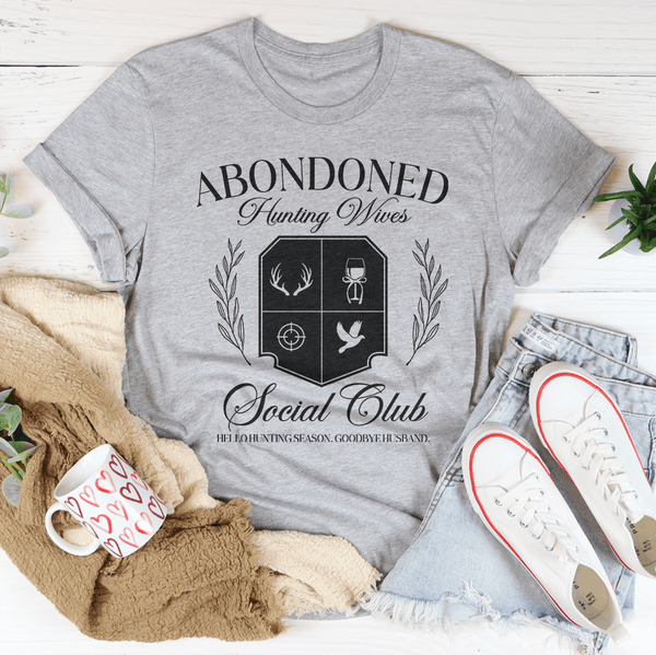 Abandoned Hunting Wife Social Club Tee Athletic Heather / S Peachy Sunday T-Shirt