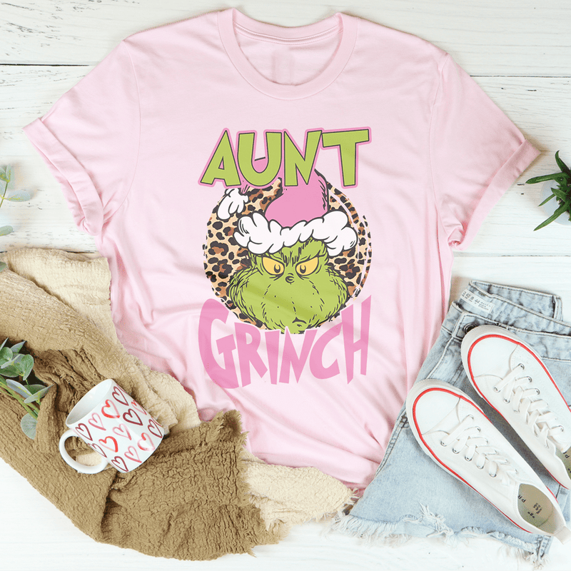 Aunt Grinch Tee Pink / S Printify T-Shirt T-Shirt