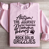 Autism Mama Grizzlies Sweatshirt Light Pink / S Peachy Sunday T-Shirt