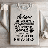 Autism Mama Grizzlies Sweatshirt Sand / S Peachy Sunday T-Shirt