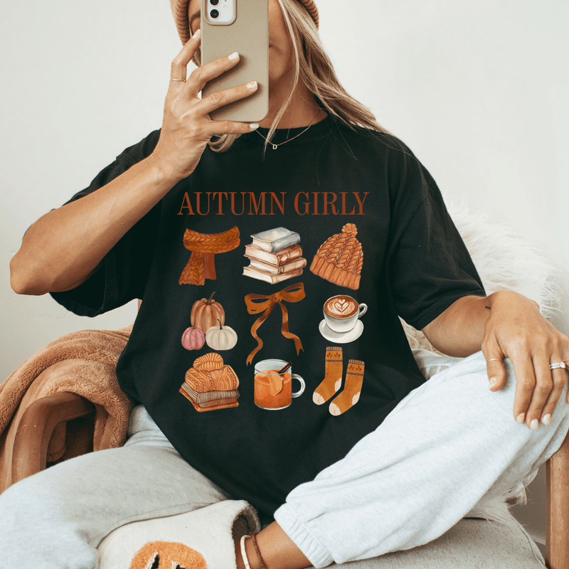 Autumn Girly Tee Peachy Sunday T-Shirt