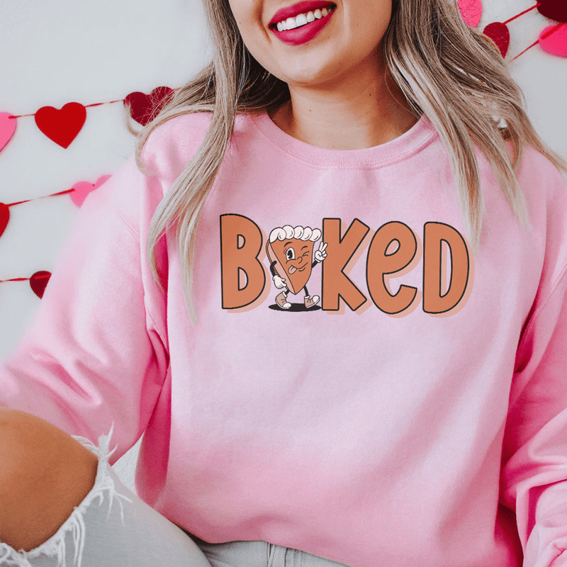 Baked Sweatshirt Light Pink / S Peachy Sunday T-Shirt