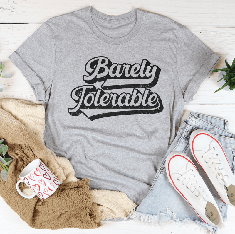 Barely Tolerable Tee Athletic Heather / S Peachy Sunday T-Shirt