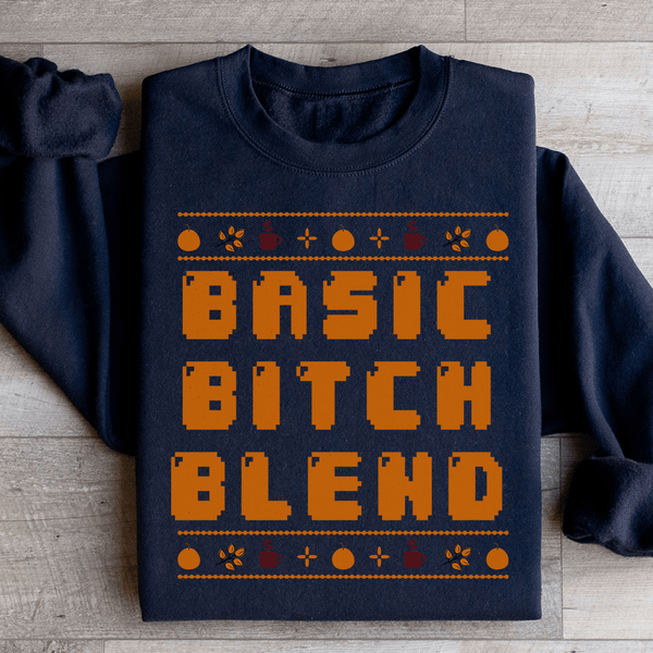 Basic B Blend Sweatshirt Black / S Peachy Sunday T-Shirt