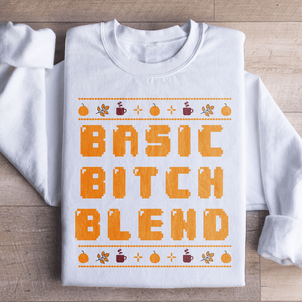 Basic B Blend Sweatshirt White / S Peachy Sunday T-Shirt