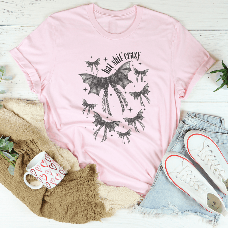 Bat S-it Crazy Tee Pink / S Peachy Sunday T-Shirt