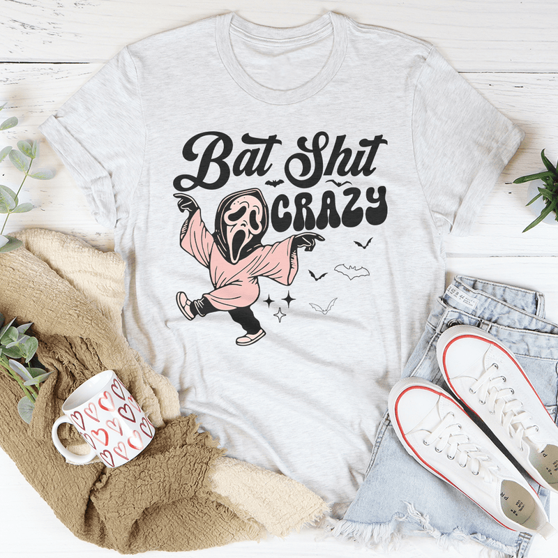 Bat Shit Crazy Tee Ash / S Peachy Sunday T-Shirt