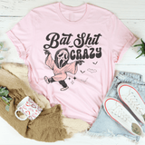 Bat Shit Crazy Tee Pink / S Peachy Sunday T-Shirt