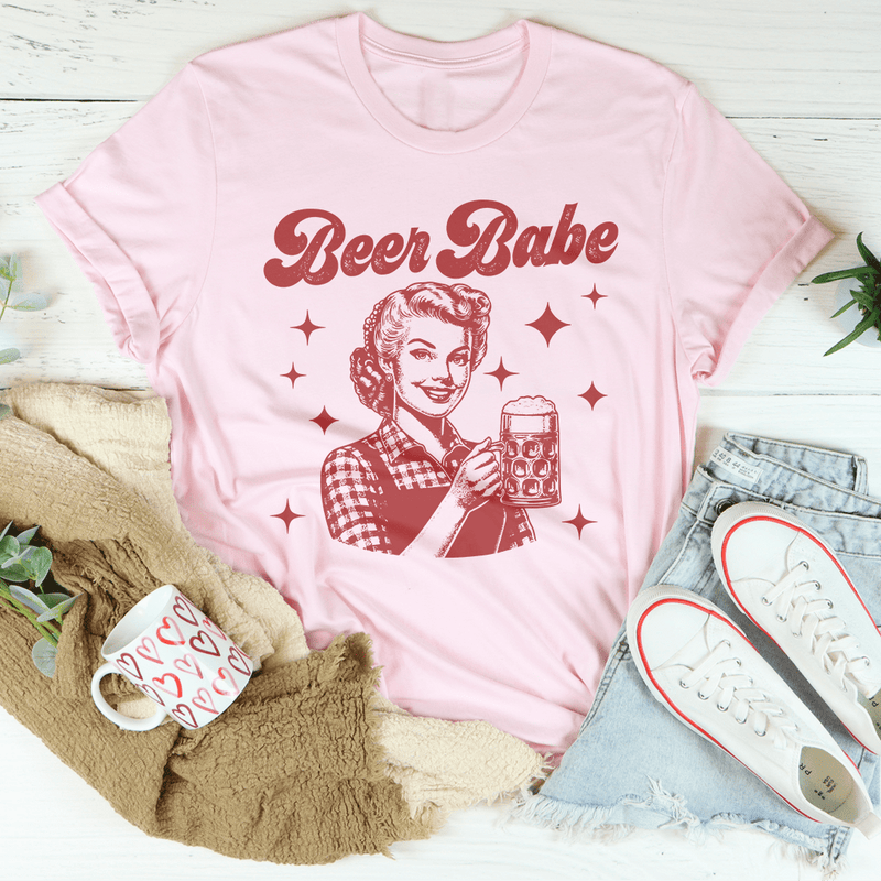 Beer Babe Tee Pink / S Peachy Sunday T-Shirt