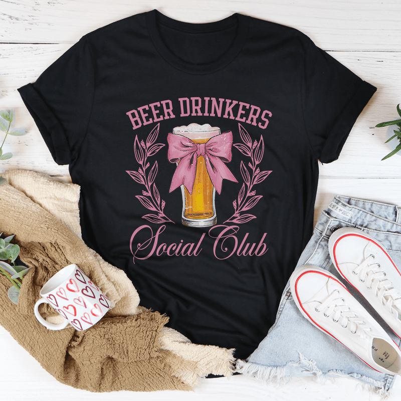 Beer Drinkers Social Club Tee Black Heather / S Peachy Sunday T-Shirt