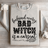 Behind Every Bad Witch Is A Car Seat Sweatshirt Sand / S Peachy Sunday T-Shirt