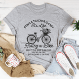 Being A Teacher Is Easy Tee Athletic Heather / S Peachy Sunday T-Shirt