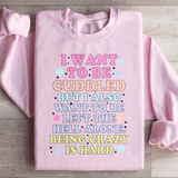 Being Crazy Is Hard Sweatshirt Peachy Sunday T-Shirt