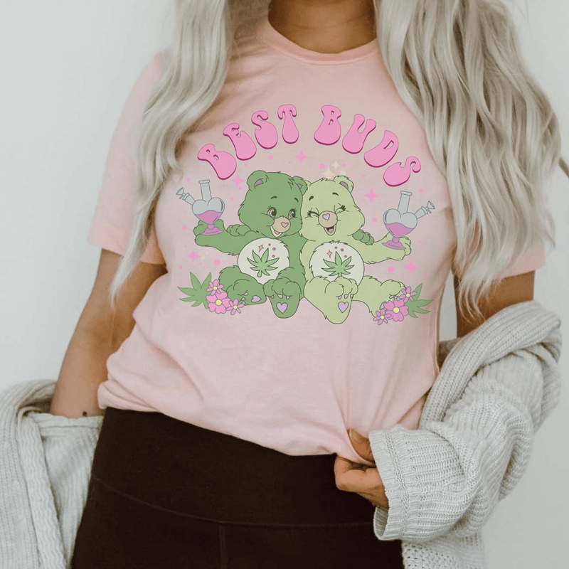 Best Buds Tee Pink / S Peachy Sunday T-Shirt