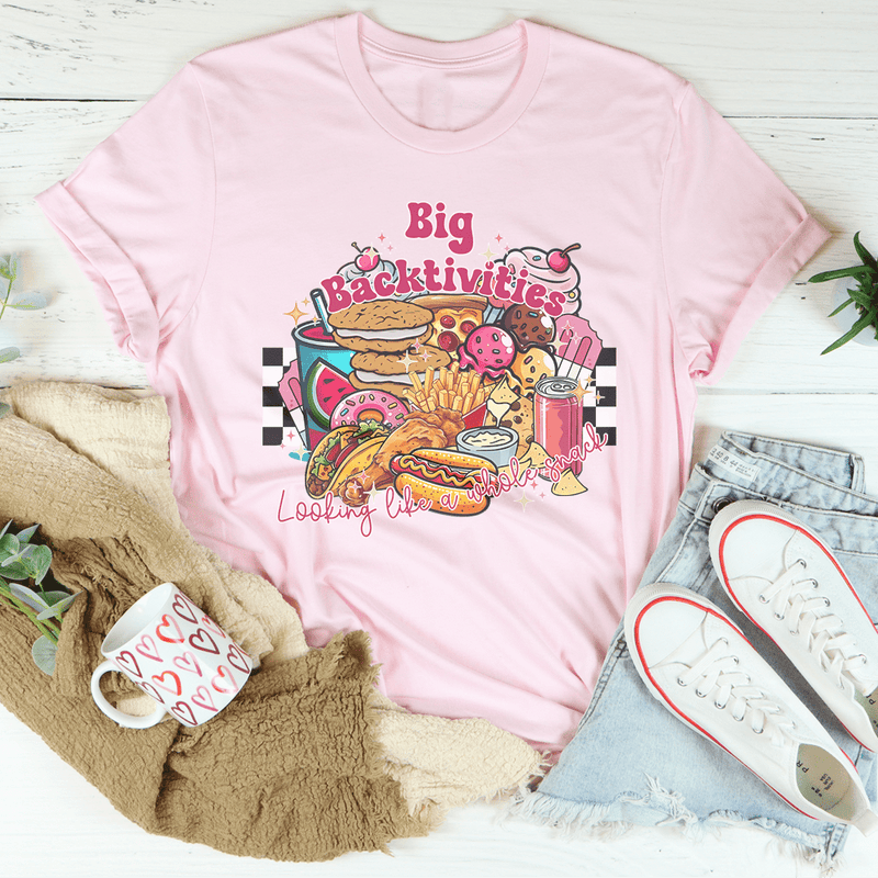 Big Backtivities Tee Pink / S Peachy Sunday T-Shirt