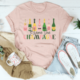 Blame The Champagne Tee Peachy Sunday T-Shirt