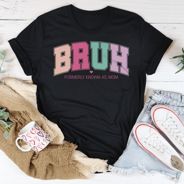 Bruh Formerly Known As Mom Tee Black Heather / S Peachy Sunday T-Shirt