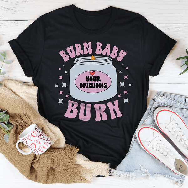 Burn Baby Tee Black Heather / S Peachy Sunday T-Shirt