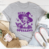 Busy Spelling Tee Athletic Heather / S Peachy Sunday T-Shirt