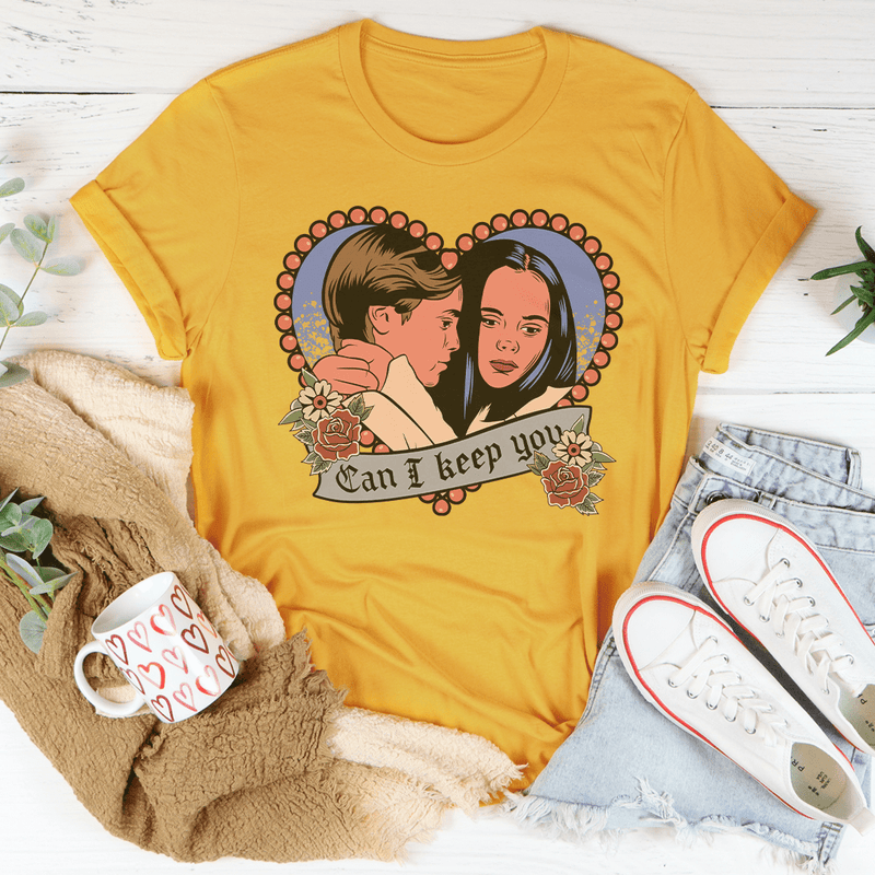 Can I Keep You Tee Mustard / S Peachy Sunday T-Shirt