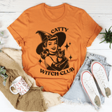 Catty witch club Tee Heather Orange / S Peachy Sunday T-Shirt