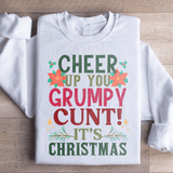 Cheer Up It's Christmas Sweatshirt White / S Peachy Sunday T-Shirt