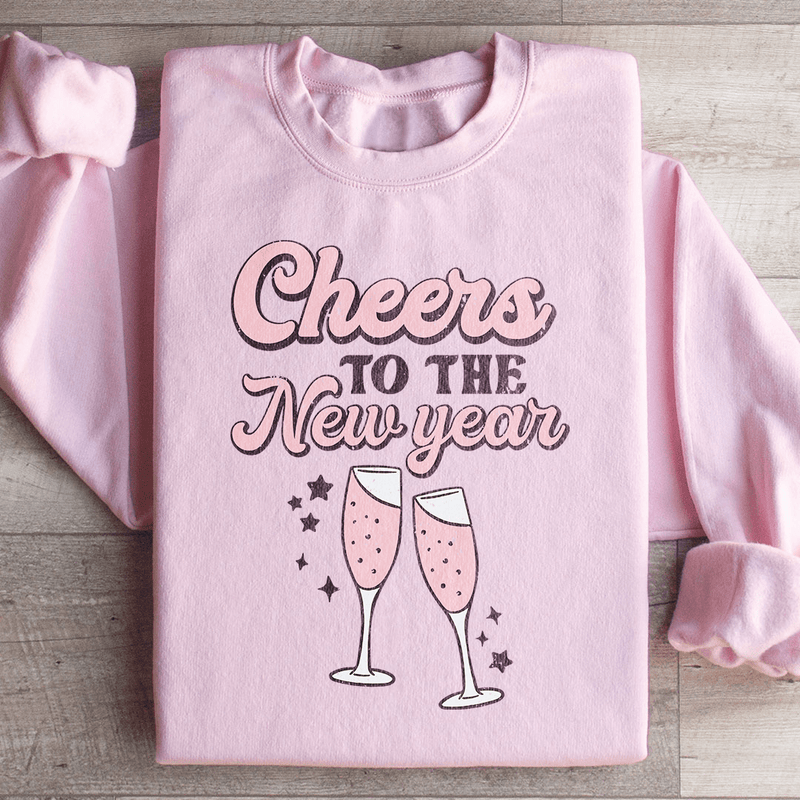 Cheers To The New Year Sweatshirt Peachy Sunday T-Shirt