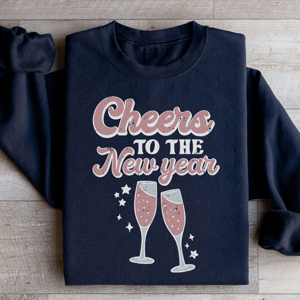 Cheers To The New Year Sweatshirt Peachy Sunday T-Shirt