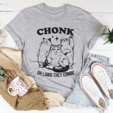 Chonk Oh Lawd They Comin Tee Athletic Heather / S Peachy Sunday T-Shirt