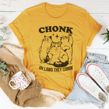 Chonk Oh Lawd They Comin Tee Mustard / S Peachy Sunday T-Shirt