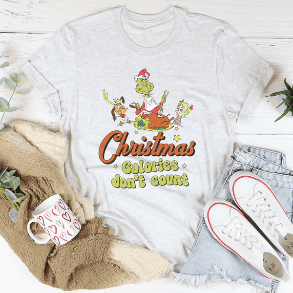 Christmas Calories Don't Count Tee Ash / S Peachy Sunday T-Shirt