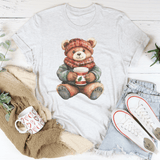 Christmas Cuddle Bear Tee Ash / S Peachy Sunday T-Shirt