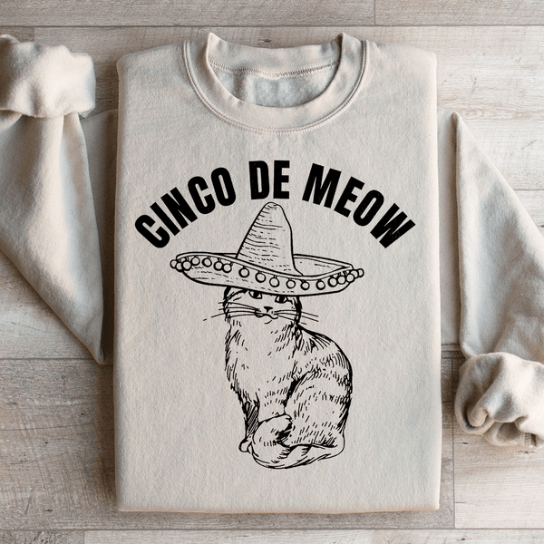 Cinco De Meow Sweatshirt Peachy Sunday T-Shirt