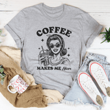 Coffee Makes Me Nicer Tee Athletic Heather / S Peachy Sunday T-Shirt