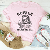 Coffee Makes Me Nicer Tee Pink / S Peachy Sunday T-Shirt