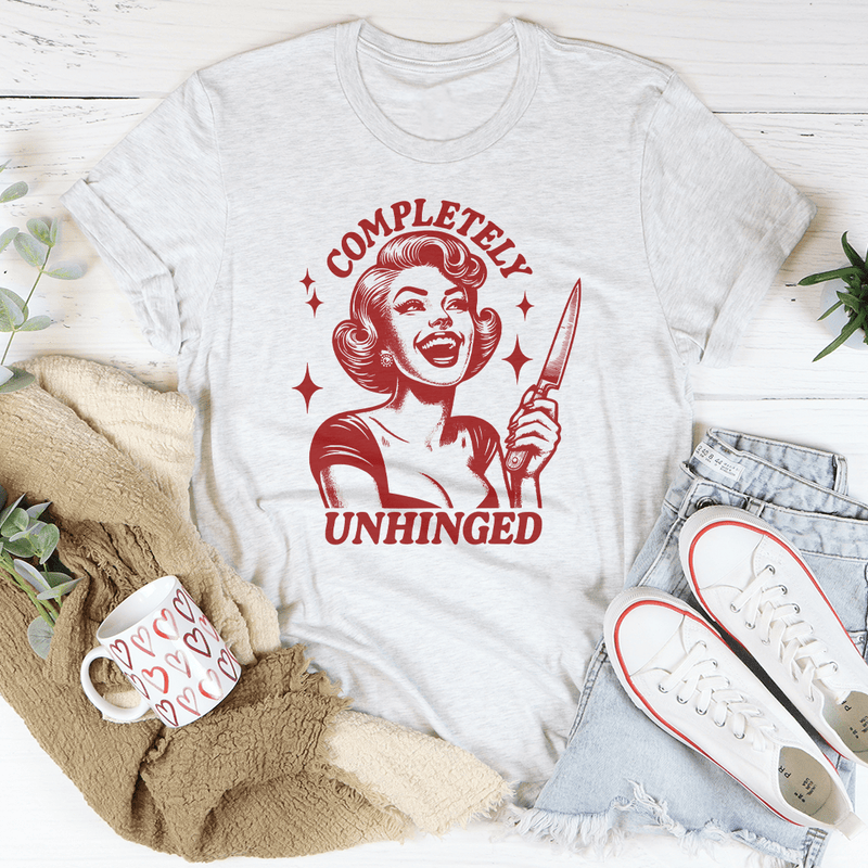 Completely Unhinged Tee Ash / S Peachy Sunday T-Shirt