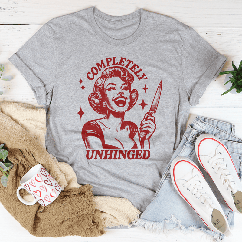 Completely Unhinged Tee Athletic Heather / S Peachy Sunday T-Shirt