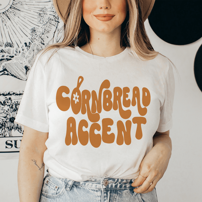 Cornbread Accent Tee Peachy Sunday T-Shirt