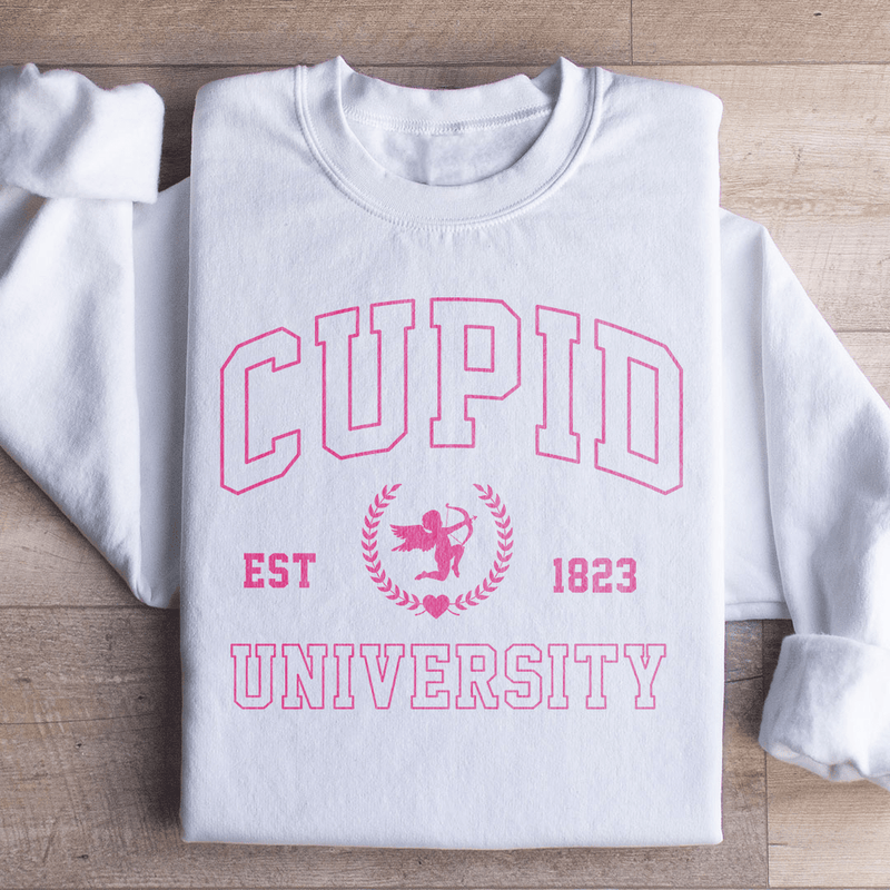 Cupid University Sweatshirt White / S Peachy Sunday T-Shirt