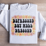 Depressed But Well Dressed Sweatshirt White / S Peachy Sunday T-Shirt