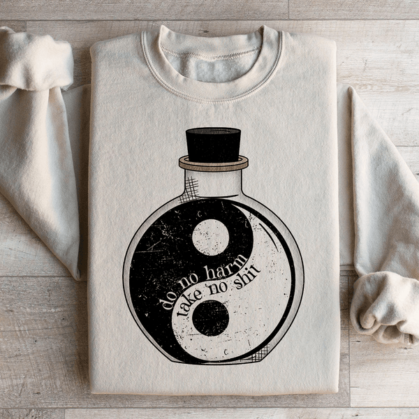 Do No Harm Yin & Yang Sweatshirt Sand / S Peachy Sunday T-Shirt