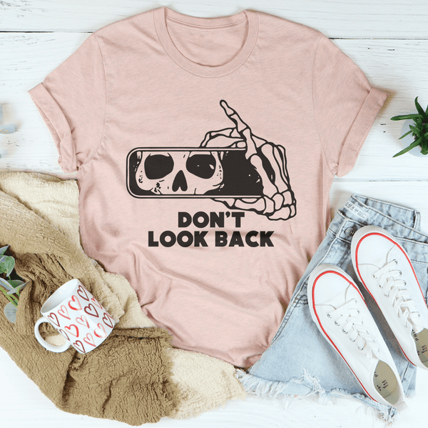 Don't Look Back Tee Heather Prism Peach / S Peachy Sunday T-Shirt