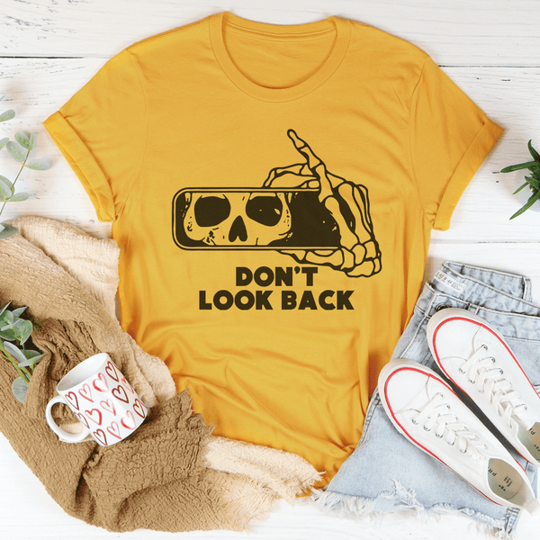 Don't Look Back Tee Mustard / S Peachy Sunday T-Shirt