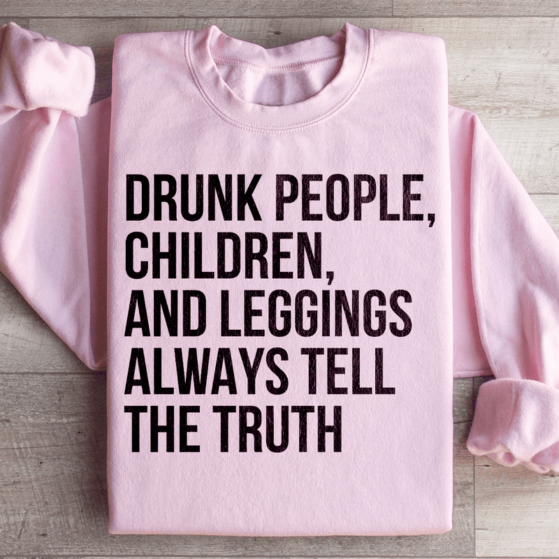 Drunk People Children And Leggings Sweatshirt Light Pink / S Peachy Sunday T-Shirt