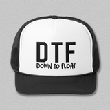 DTF Down To Float Trucker Hat Peachy Sunday T-Shirt