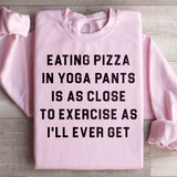 Eating Pizza Sweatshirt Light Pink / S Peachy Sunday T-Shirt