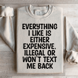 Everything I Like Sweatshirt Sand / S Peachy Sunday T-Shirt